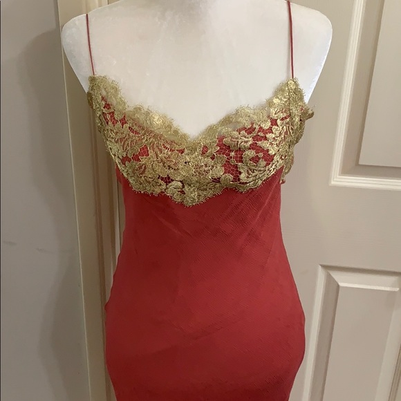 Ralph Lauren Black Label Silk and Lace Dress